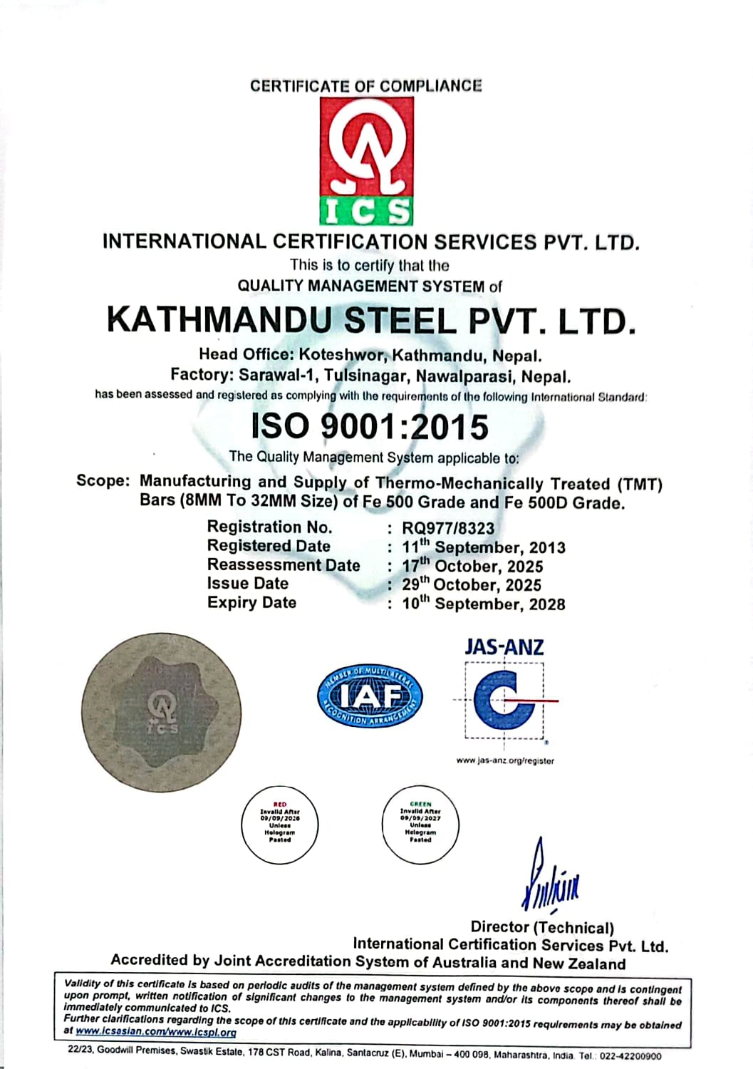 ISO 9001:2015